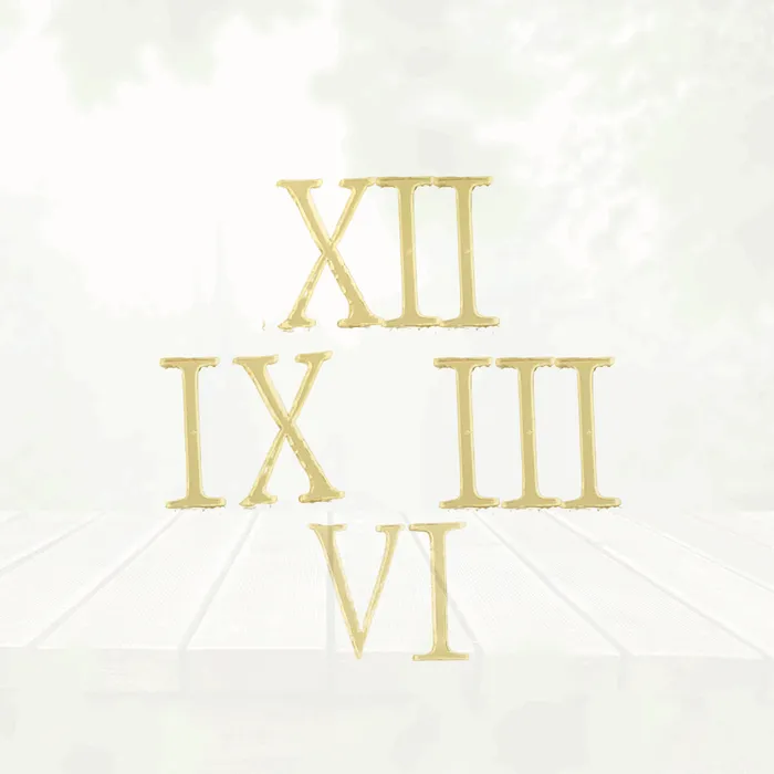 Acrylic Clock Accessories Light Gold Resinarthub Necklaces