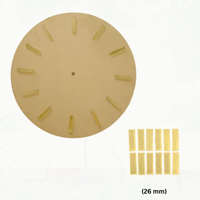 Acrylic Clock Accessories Light Gold Resinarthub Necklaces