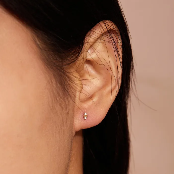 ADELE Single Diamond Stud AURELIE GI Earrings