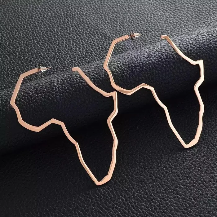 Africa Map Earrings The Signature Collection Co Earrings