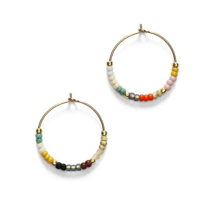 Anni Lu Earrings Shelly eldorado hoop