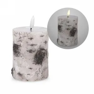 Attitudes Import Earrings LED Birch Candle