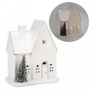 Attitudes Import Necklaces LED Ceramic Church wTree