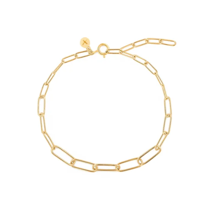 AURELIE GI Bracelets THEODORA Graduated Paper Clip Bracelet