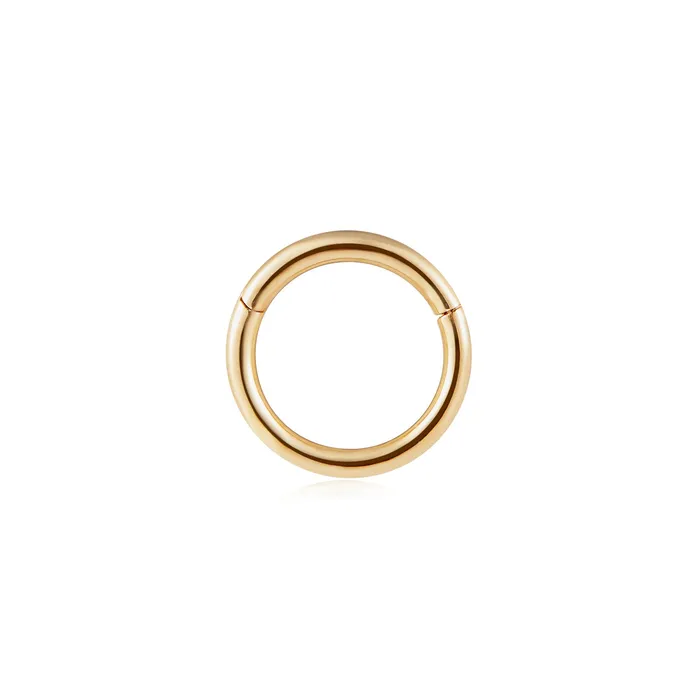 AURELIE GI LIA 8 mm Clicker Hoop Earrings