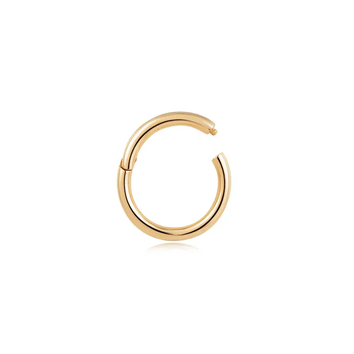 AURELIE GI LIA 8 mm Clicker Hoop Earrings
