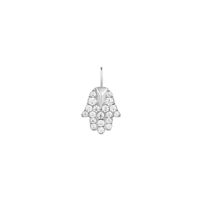 AURELIE GI Necklaces MIRIAM Diamond Hamsa Pendant