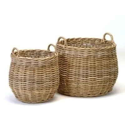 Bacon Basket Ware Round Rattan Basket Pick Up Only Rings
