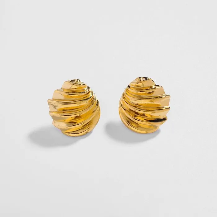 Biella Vintage Becca Gold Earrings Earrings