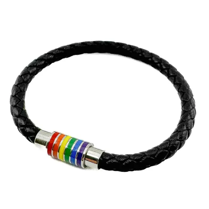 Bracelet Braided Magnetic Colorful Vegan Leather JE0301 Bracelets