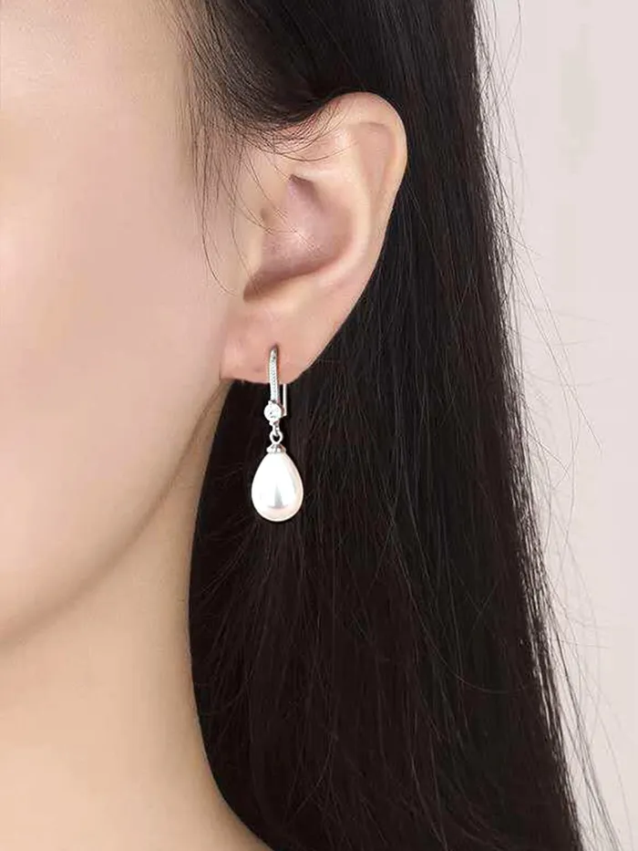 Bracelets Yellow Chimes Earrings for Women and Girls Drop Earrings for Girls Silver Plated Pearl Drop Earrings Birthday Gift for girls and women Anniversary Gift for Wife Yellow Chimes