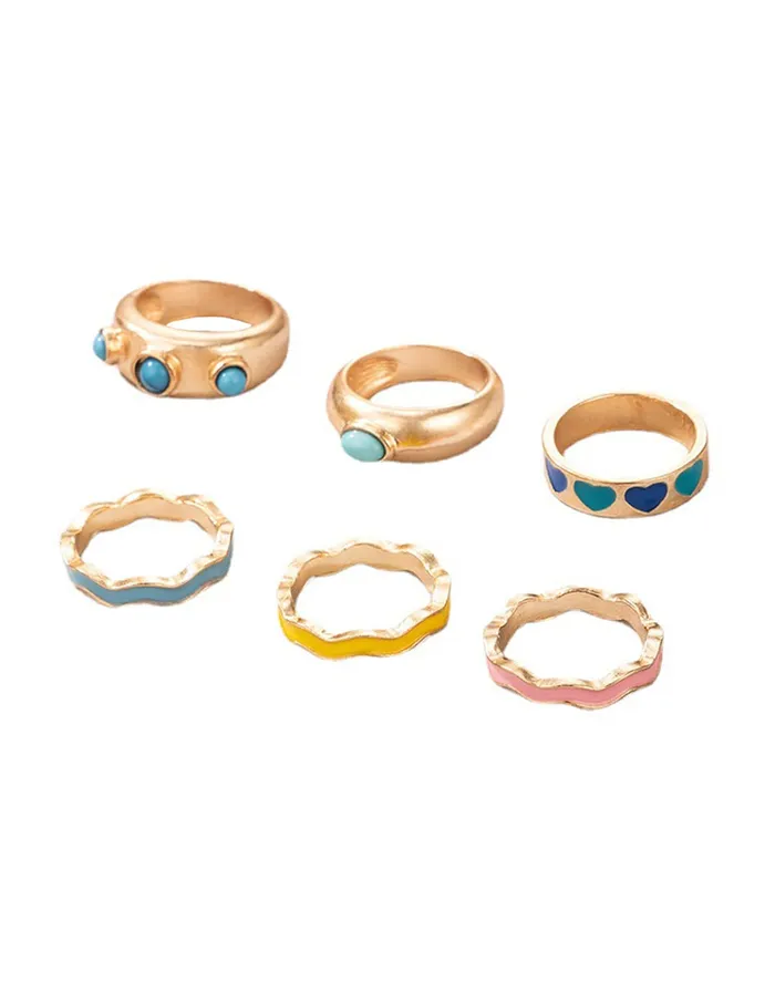 Bracelets Yellow Chimes Rings for Women Girls Stack Rings for Girls Gold Tone Enamel Multi Designed Stack Ring for Women Birthday Gift For girls women Anniversary Gift for Wife Yellow Chimes Bracelets Yellow Chimes Rings for Women Girls Stack Rings for Girls Gold Tone Enamel Multi Designed Stack Ring for Women Birthday Gift For girls women Anniversary Gift for Wife Yellow Chimes