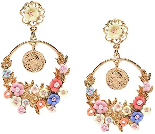 Bracelets Yellow Chimes Yellow Chimes Floral Design Multicolor Chandelier Dangle Drop Earrings for Women and Girls Bracelets Yellow Chimes Yellow Chimes Floral Design Multicolor Chandelier Dangle Drop Earrings for Women and Girls