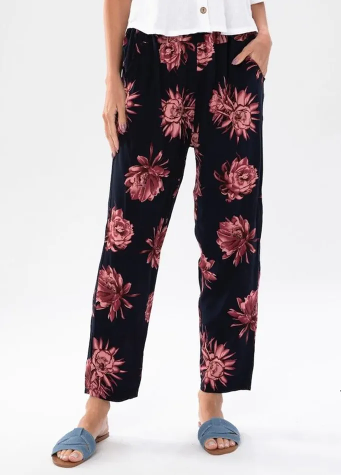 Candlewick Gift Shop Bold Florals OneSize Pant Earrings