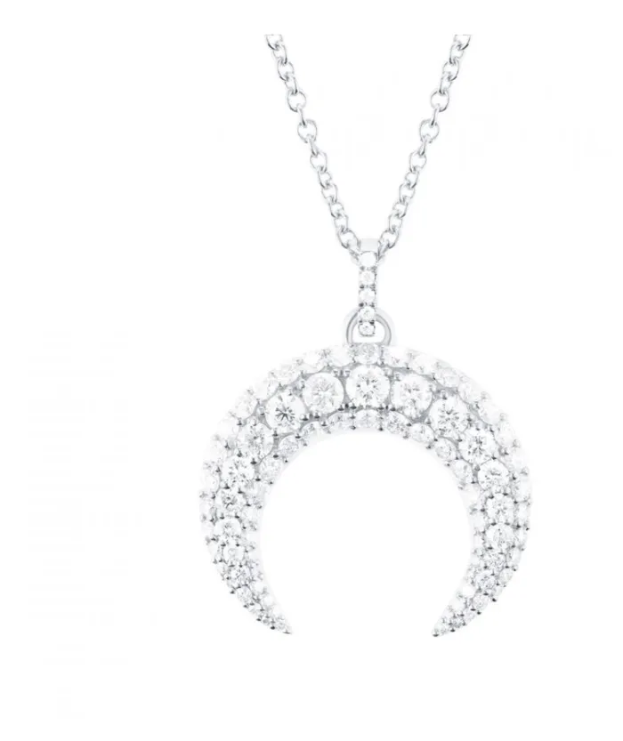 Carbon Hyde Necklaces Crescent Necklace