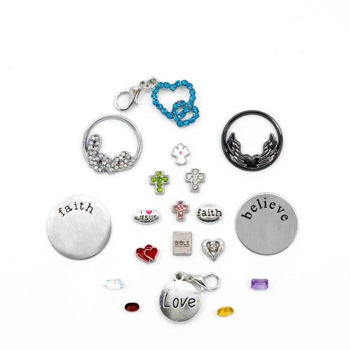 Charm Drop Religious Church Faith Prayer BATH0004FAITH Charm Necklaces