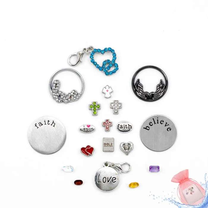 Charm Drop Religious Church Faith Prayer BATH0004FAITH Charm Necklaces