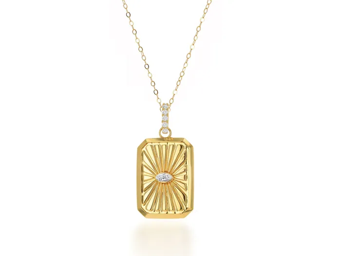 Charm Necklaces Diamond Eye Charm Rachel Reid