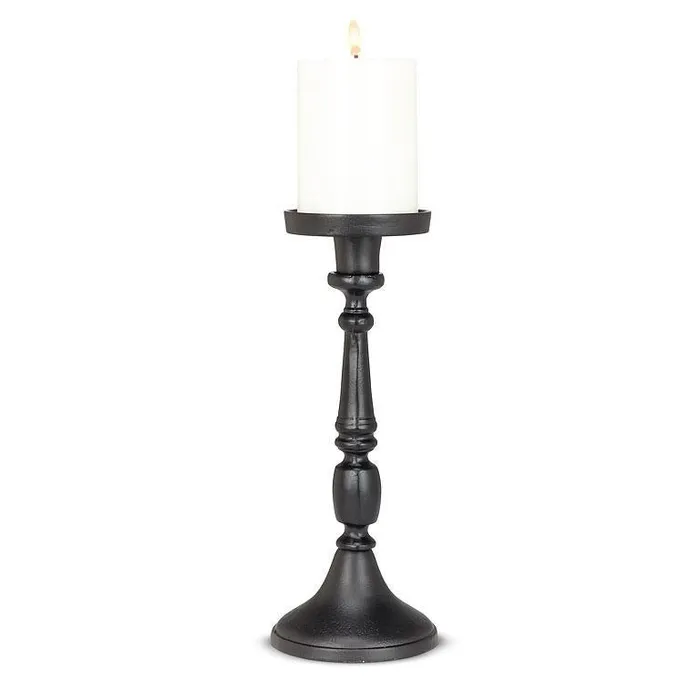 Classic Black Candle Holder Abbott Rings