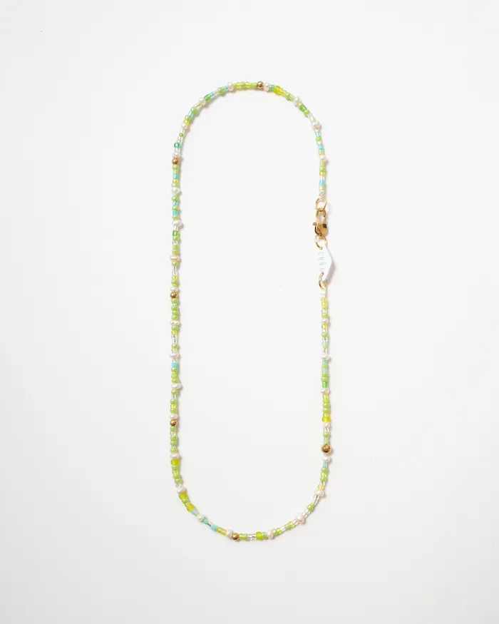 CUN Necklaces Eda Petite Beaded Pearl Necklace