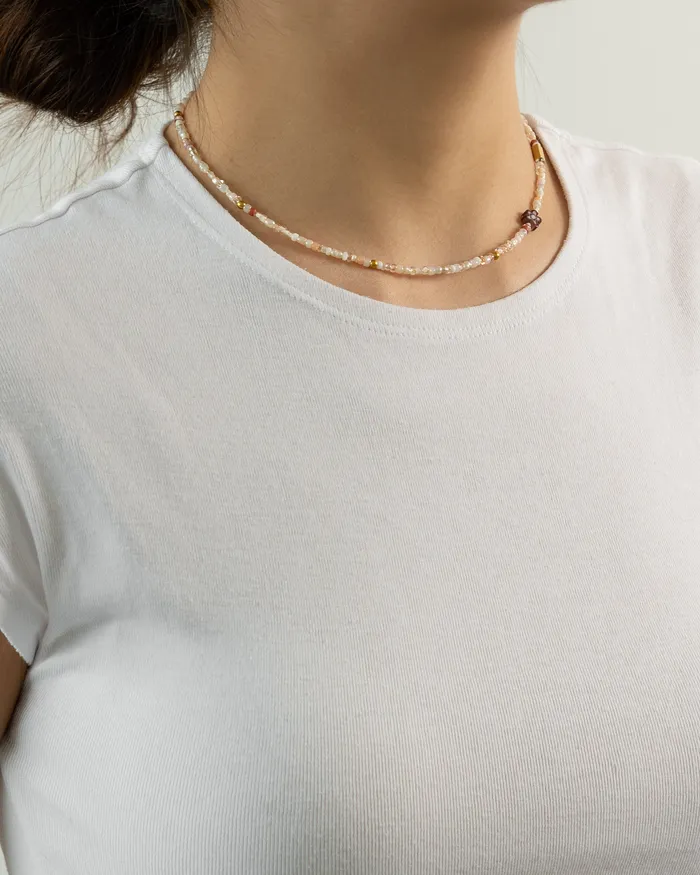 CUN Necklaces Moiro Beaded Baroque Pearl Necklace