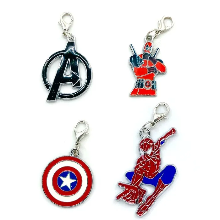 Dangle Clips Super Heroes 4 Pack DAN Earrings