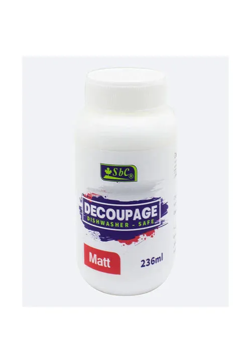 Decoupage Matt White RESIN ART HUB Rings