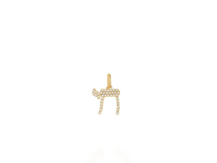Diamond Chai Charm Rachel Reid Charm Necklaces