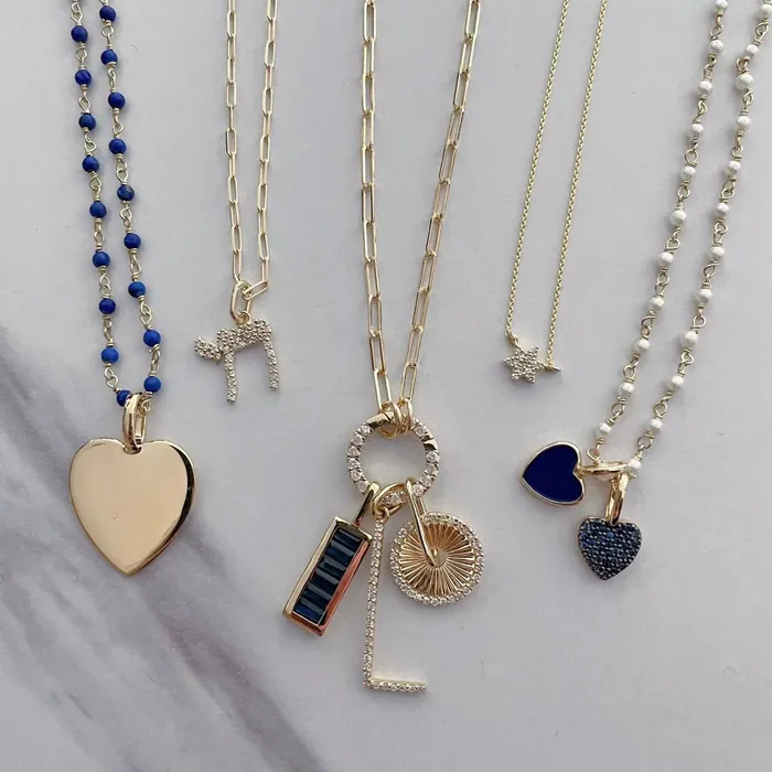 Diamond Chai Charm Rachel Reid Charm Necklaces