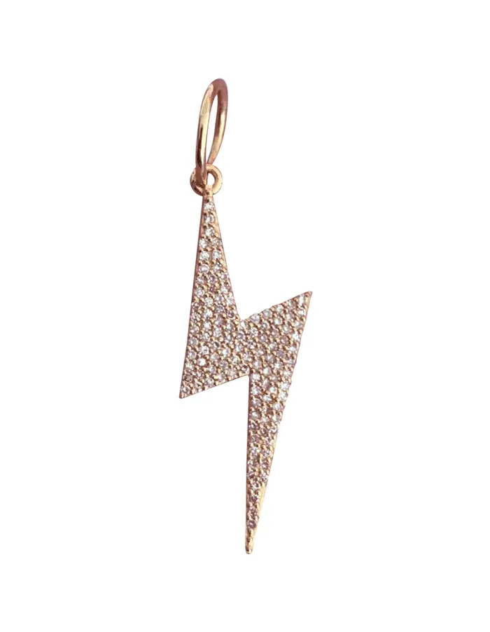 Earrings Alev Pave Lightning Bolt