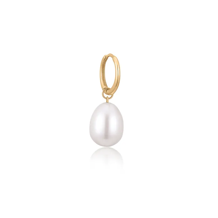 Earrings AURELIE GI CATERINA Dangle Pearl Huggie
