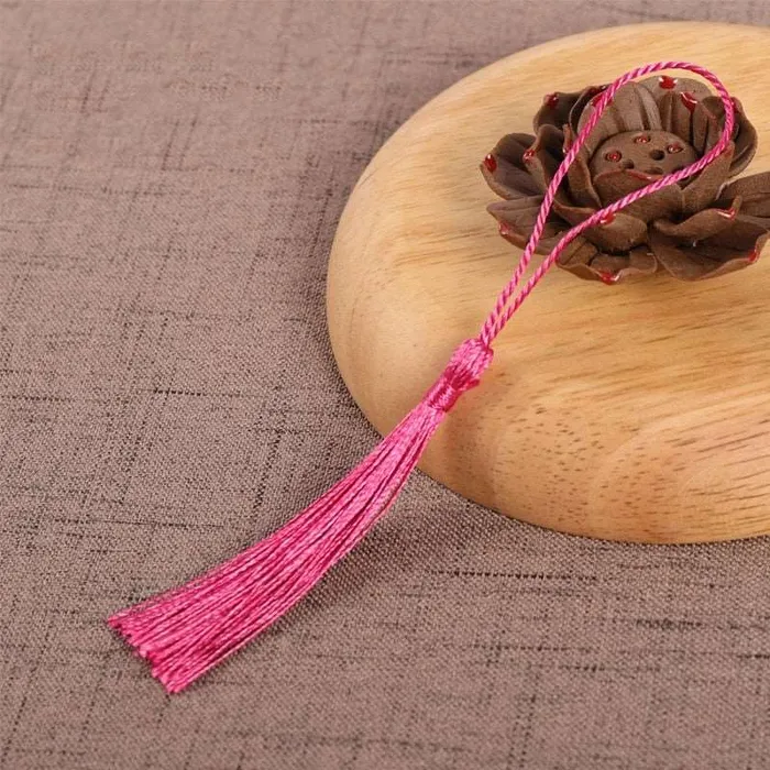 Earrings Bookmark Polyester Silk Tassels 10Pcspack Resinarthub