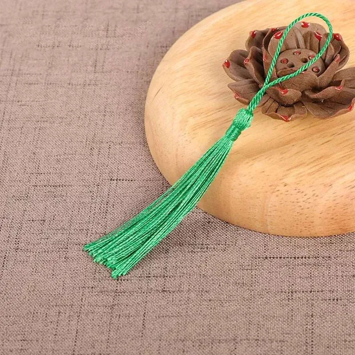 Earrings Bookmark Polyester Silk Tassels 10Pcspack Resinarthub