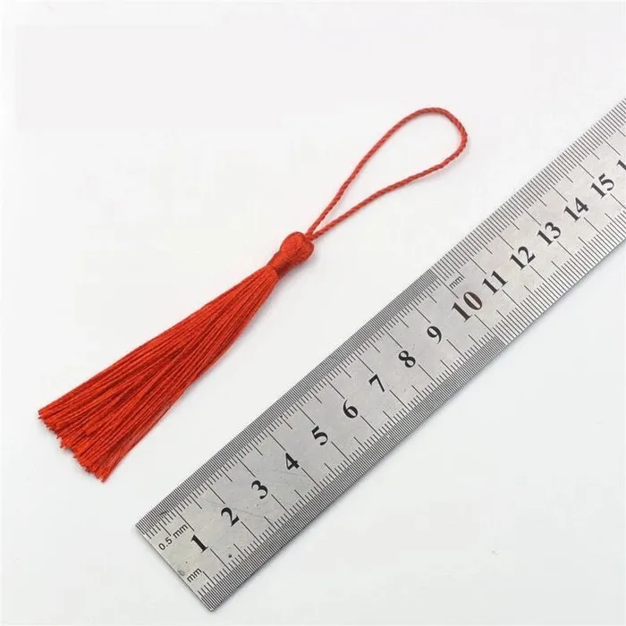 Earrings Bookmark Polyester Silk Tassels 10Pcspack Resinarthub