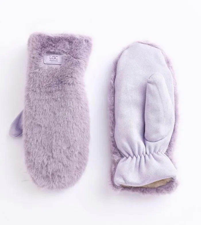 Earrings Candlewick Gift Shop Faux Fur Mittens
