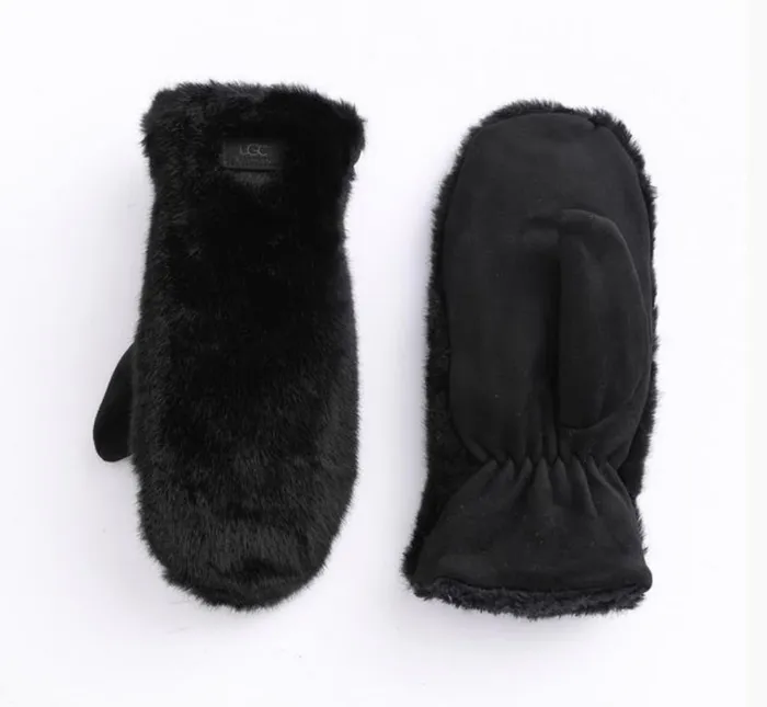 Earrings Candlewick Gift Shop Faux Fur Mittens