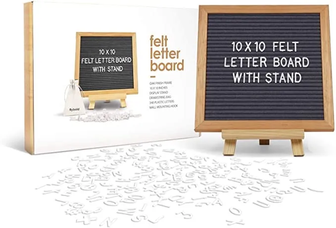 Earrings Candlewick Gift Shop Felt Letter Board