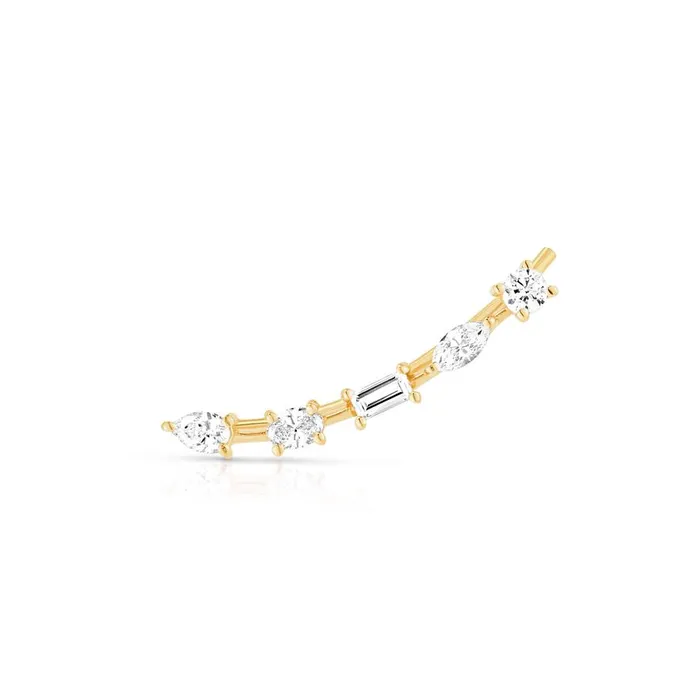 Earrings Carbon Hyde Multi Ear Cuff