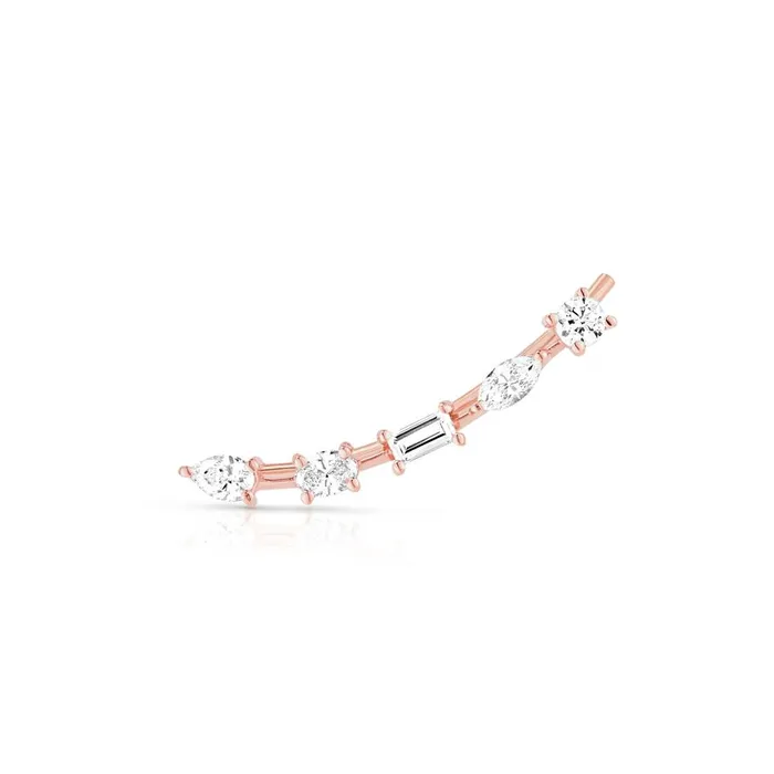 Earrings Carbon Hyde Multi Ear Cuff