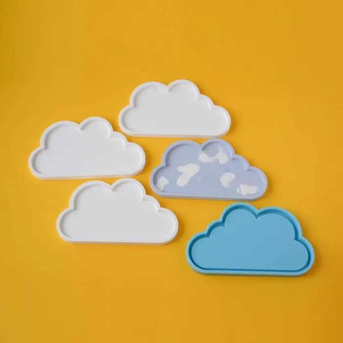 Earrings Cloud Tray Silicone Mold Resinarthub