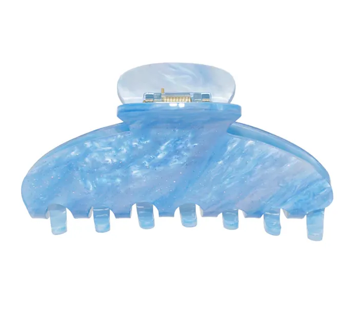 Earrings emi jay BIG EFFING CLIP IN BLUE SUGAR