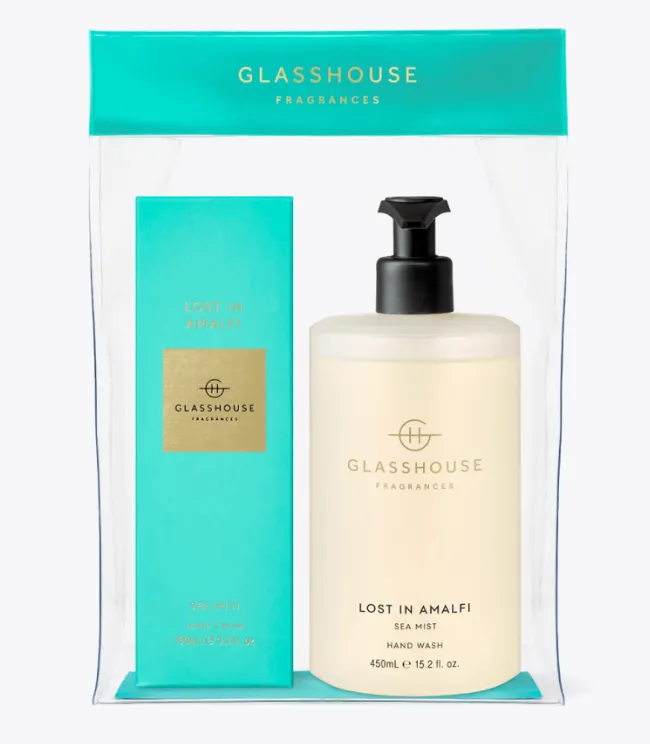 Earrings Glasshouse Fragrances Hand Duo Gift Set