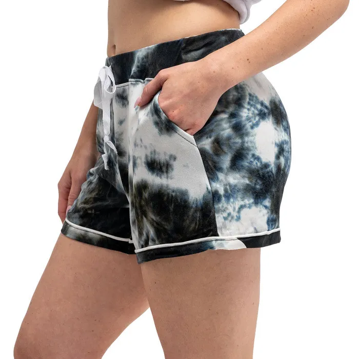 Earrings Hello Mello Tie Dye PJ Lounge Shorts