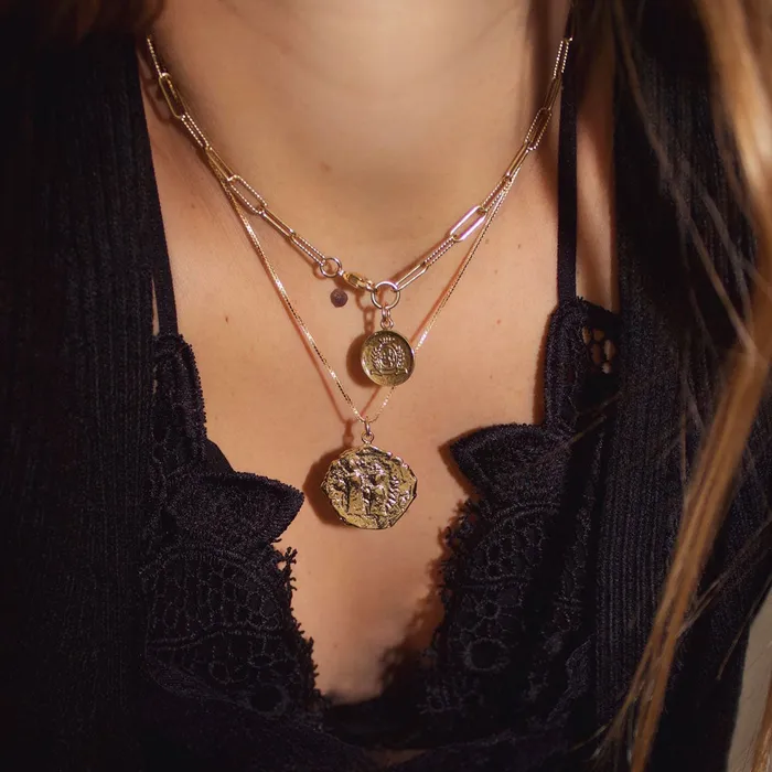 Earrings Katie Waltman Lora Coin Halskette inkl Anhnger Katie Waltman