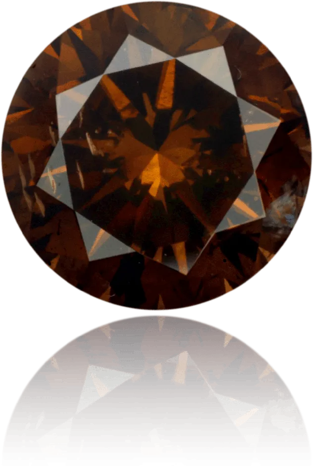 Earrings Langerman Diamonds Natural Brown Diamond Round 204 ct Polished Earrings Langerman Diamonds Natural Brown Diamond Round 204 ct Polished
