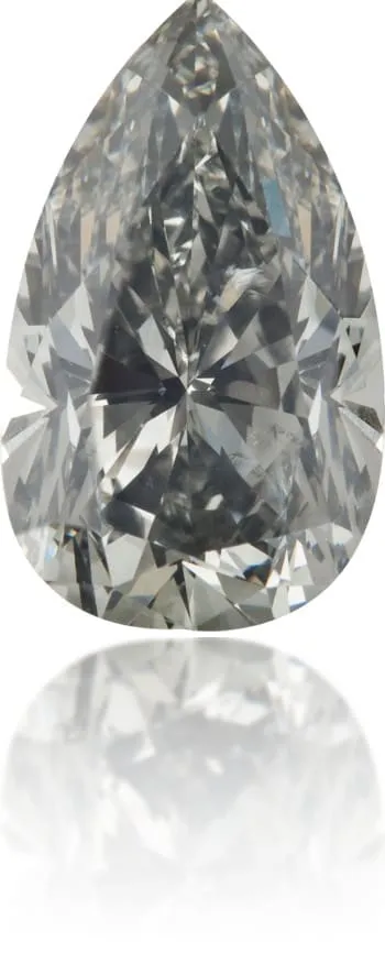Earrings Langerman Diamonds Natural Gray Diamond Pear Shape 257 ct Polished Earrings Langerman Diamonds Natural Gray Diamond Pear Shape 257 ct Polished