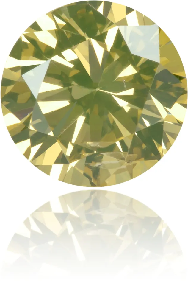 Earrings Langerman Diamonds Natural Green Diamond Round 100 ct Polished