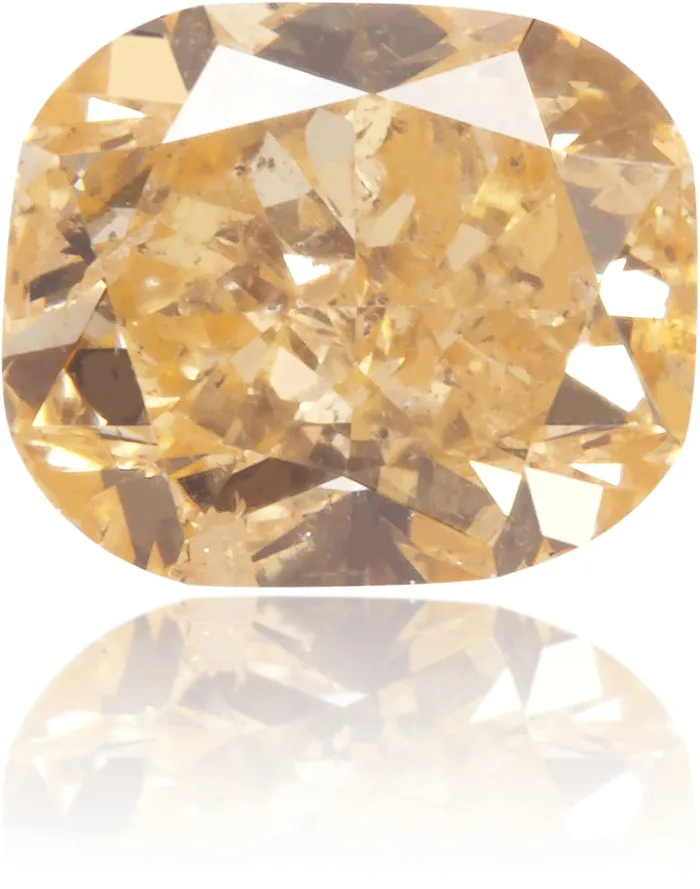 Earrings Langerman Diamonds Natural Orange Diamond Cushion 062 ct Polished Earrings Langerman Diamonds Natural Orange Diamond Cushion 062 ct Polished