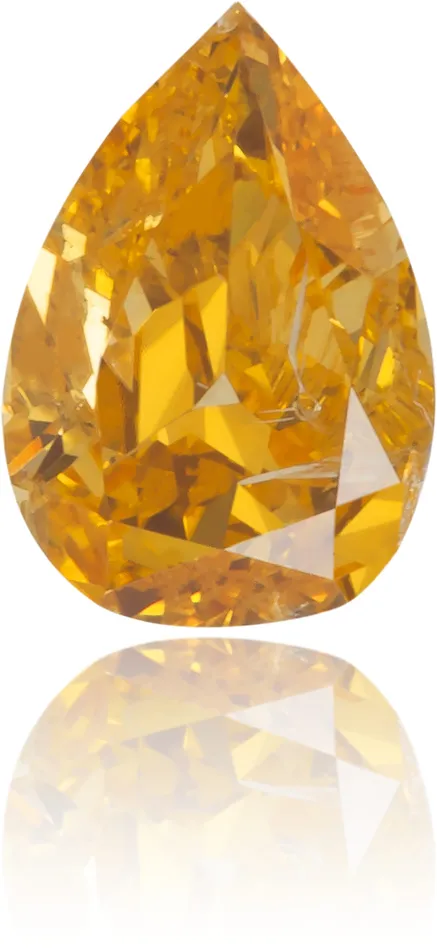 Earrings Langerman Diamonds Natural Orange Diamond Pear Shape 024 ct Polished Earrings Langerman Diamonds Natural Orange Diamond Pear Shape 024 ct Polished