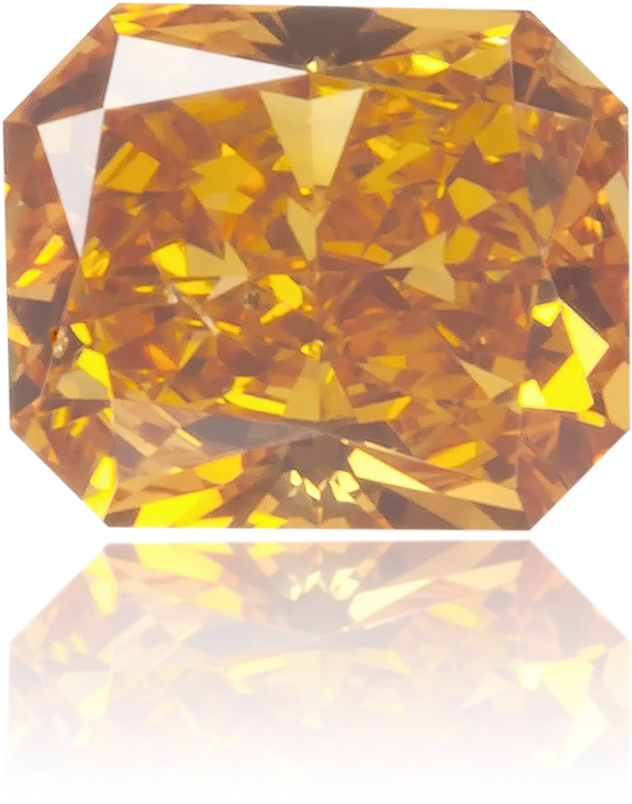 Earrings Langerman Diamonds Natural Orange Diamond Rectangle 020 ct Polished Earrings Langerman Diamonds Natural Orange Diamond Rectangle 020 ct Polished